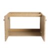 Modern 30" Wall Mounted Bathroom Vanity With Soft Closing Doors, Excluding Sink - Oak - Image 16