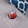 Cooper - 7 Piece Reversible L-Shape Sectional Sofa & Comfort Ottoman And Cupholder - Light Gray - Image 5