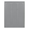 Queen Size Murphy Wall Bed With Shelves, Space Saving And Construction - Gray - Image 3