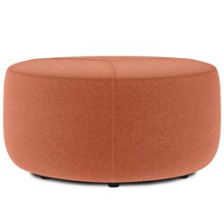 Moore - Large Ottoman - Dusty Orange