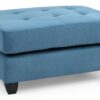 Stylish Aqua Ottoman For Any Room - Aqua Blue - Image 2