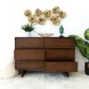 Dubrovnik - Mid-Century Modern Dresser With 6 Drawers - Brown - Image 10