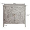 2 Door Cabinet, Suitable For Bedroom - Light Gray - Image 3