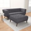 Addison - Square Upholstered Ottoman - Dark Gray - Image 10