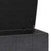 Kingsley - Large Storage Ottoman - Distressed Black - Image 3