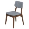 Carlos - Solid Back Side Chair (Set of 2) - Brown / Gray - Image 9