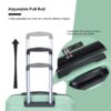 3 Piece Luggage Sets Pc Lightweight & Durable Expandable Suitcase With Two Hooks, Double Spinner Wheels, Tsa Lock, (21/25/29) - Light Green - Image 9