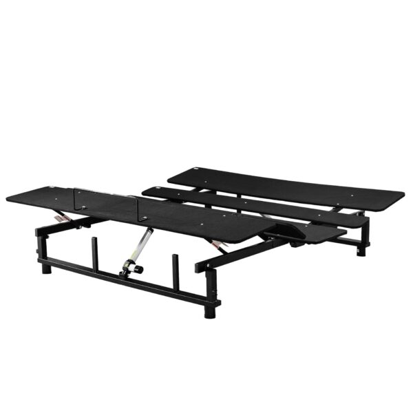 Adjustable Bed Base Frame With Head And Foot Incline Quiet Motor King Size Zero Gravity - Antique Black