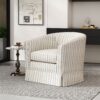 Zeniqua - Upholstered Swivel Chair With Loose Cover - Multi - Image 2