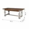 Alcott - Dining Table - Brown / Antique White - Image 6