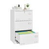 Filing Cabinet Lateral File Cabinet With Lock, 3 Drawer - White - Image 13
