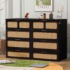 Queen Murphy Bed With Large Drawers - Espresso - Image 16