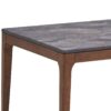Bevis - Engineered Stone Top Dining Table - Walnut - Image 3