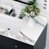 Marble Vanity Top With Undermount Sink And Backsplash, Sintered Stone - Carrara White - Image 7