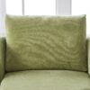 360° Swivel Chair, Accent Barrel Armchair, Upholstered With Curved Design - Green - Image 20