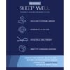 Comfort Care - 13" King Size Hybrid Mattress, Firm Support, Cooling Technology - Gray / Blue - Image 14