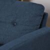 5 Piece Upholstered Sectional Sofa - Blue - Image 4