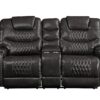 Braylon - Recliner Loveseat With Cupholder Console - Brown - Image 2