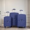 Expandable Hardshell Suitcase Double Spinner Wheels Pp Luggage Sets Lightweight Durable Suitcase & Tsa Lock, 3 Piece Set (20/24/28) - Navy - Image 2