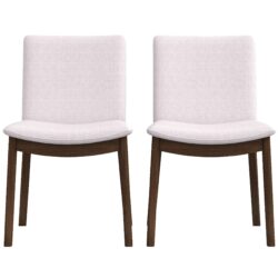 Laura - Mid-Century Modern Dining Chair (Set of 2) - Beige