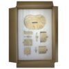 Marble Bathroom Accessories Set, Natural Stone - Beige / Gold / Beige / Yellow - Image 11
