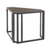 Roman - Industrial Corner Desk - Black / Espresso - Image 3