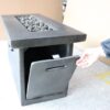 Propane / Gas Outdoor Fire Pit Table Durable Construction - Gray - Image 14