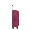 5 Piece Set (18/23/27/Travelbag /Toiletry Bag), Softshell Suitcase Spinner Wheels Terylene Polyester Luggage Sets Carry On Suitcase Luggage Lightweight Durable Suitcase - Wine Red - Image 10