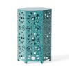 Eliana - Stylish Side Table - Teal - Image 11