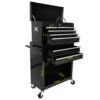 High Capacity Rolling Tool Chest With Wheels And Drawers, 8 Drawer Tool Storage Cabinet - Black - Image 7