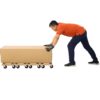 Furniture Moving Dolly, Heavy Duty Wood Rolling Mover With Wheels For Piano Couch Fridge Heavy Items, Securely Holds 500 Lbs (Set of 4) - Natural - Image 6
