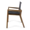 Dining Chair With Frame And Mesh Seating (Set of 2) - Teak - Image 9