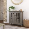 Artisan - Low Storage Cabinet - Farmhouse Gray - Image 9