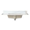 Vanity Top, Sintered Stone - Carrara White With Veins - Image 11