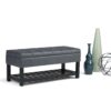 Saxon - Storage Ottoman Bench - Stone Gray - Image 9