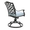 Dining Swivel Chair (Set of 2) - Light Blue - Image 7