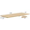 Laundry Room Folding Table, Wall Mounted Folding Table For Small Spaces, Fold Down Desk, Workbench, Addition To Garage & Shed - Burly Wood - Image 3