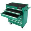 7 Drawers Multifunctional Tool Cart & Wheels - Green - Image 5