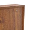 Bathroom Mirror Cabinet Wall Mounted, Medicine Cabinet, Over The Toilet Storage Cabinet With Shelves And Towel Rack - Walnut - Image 12