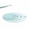 36" Round Tempered Glass Table Top Clear Glass 1 / 4" Thick Flat Polished Edge - Transparent - Image 3
