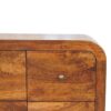 Darcy - 3 Over 3 Drawer Chest - Brown - Image 2