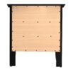 3 Drawer Nightstand - Black - Image 3
