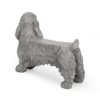 Cocker Spaniel Dog Statue - Gray - Image 9