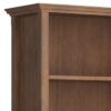 Amherst - 5 Shelf Bookcase - Rustic Natural Aged Brown - Image 3