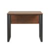 Computer Desk With Metal Legs - Dark Coffee - Image 5