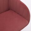 Adjustable Office Chair Ergonomic Swivel Chair - Rose Red - Image 13