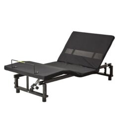 Adjustable Bed Base Frame With Head And Foot Incline Quiet Motor Twin Long Size Zero Gravity - Antique Black