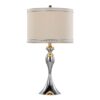 Ashland - Contemporary Table Lamp With Trim (Set of 2) - Polished Chrome / Cream - Image 3