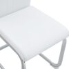 (Set of 4) Material Bow Shaped Chairs Adding Fashion To Minimalist And Contemporary Home Styles - White - Image 15