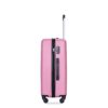 Luggage 4 Piece Lightweight Suitcase With Rotating Wheels, 24" And 28" With Tsa Lock, (16/20/24/28) - Pink - Image 10